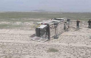 Konya’da öğrencileri taşıyan minibüs şarampole...