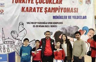 Körfezli 5 karateci milli takımda