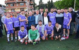 Köyler arası futbol turnuvasının şampiyonu Dağköyü...