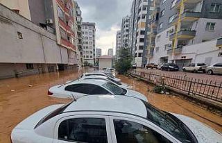 Kozan’da sel felaketi havadan görüntülendi
