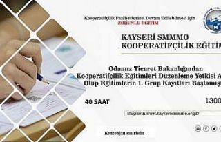 KSMMMO kooperatiflere eğitim verecek