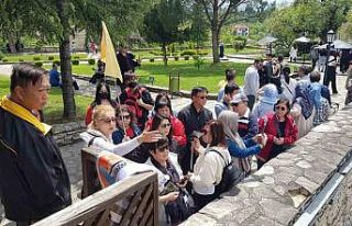 Kültür şehri Safranbolu yerli ve yabancı turistlerin...