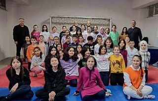 Kuşak sınavında ter döktüler