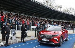 Kütahya Dumlupınar Stadyumu’nda Togg heyecanı
