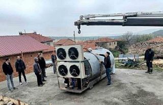 Kütahya Yaylababa köyüne 5 ton kapasiteli süt...