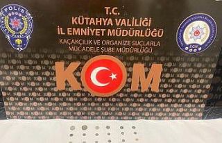 Kütahya’da 18 parça tarihi eser ele geçirildi