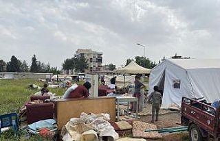 Mahalle arasındaki çadırlar, çadır kentlere taşınıyor