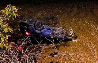 Makas attığı esnada kazaya sebep oldu: 1 yaralı