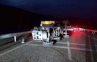 Malatya’da traktör kazası: 1 yaralı