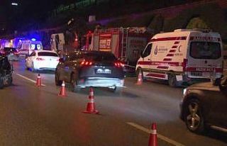 Maltepe’de otomobil işçilerin arasına daldı,...