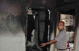 Mardin’de esrarengiz ev çıkan yangında yine alevlere...