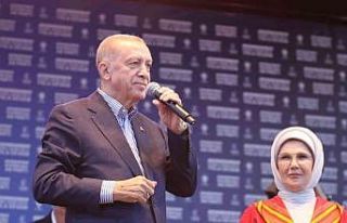 Mardin’de halka hitap eden Cumhurbaşkanı Erdoğan...