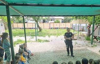 Marmaris’te miniklere oyunlarla trafik eğitimi...