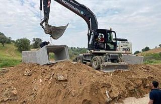 MASKİ’den Mersinli Mahallesi’nde menfez çalışması