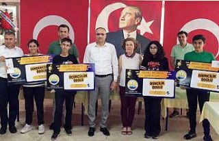 Matematik olimpiyatlarında dereceye giren öğrenciler...