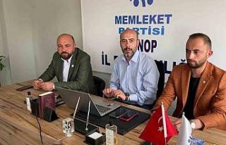 Memleket Partisi Sinop İl Başkanı Başağaoğlu:...