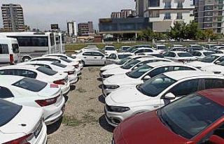 Mersin’de araç stoku yapan firmaya işlem yapıldı