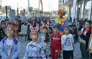 Mersin’de depremzede çocuklara moral etkinliği