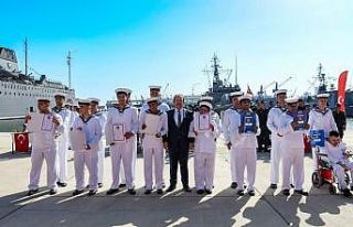 Mersin’de engelliler temsili askerlik yaptı