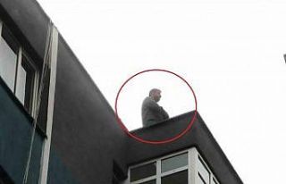 Mersin’den geldiği Samsun’da apartmanın çatısına...