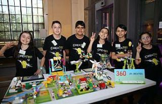 Minik bilim kahramanları yenilikçi projelerini AGÜ’de...