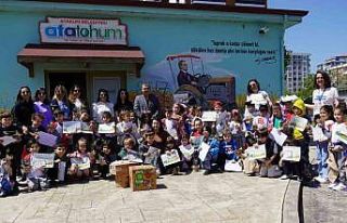 Minik çiftçilerden örnek çalışma