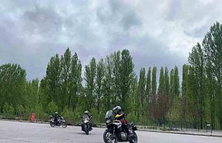 Motosiklet derneği kapalı alanlarda hâkimiyet dersi...