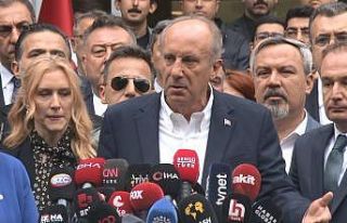 Muharrem İnce cumhurbaşkanı adaylığından çekildiğini...
