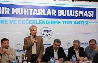 Muhtarlarla istişare ve değerlendirme toplantısı...
