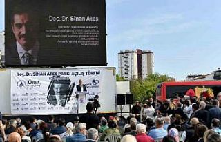 Muratpaşa’da Doç. Dr. Sinan Ateş Parkı açıldı