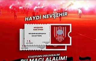 Nevşehir Belediyespor yönetimi bilet fiyatlarını...