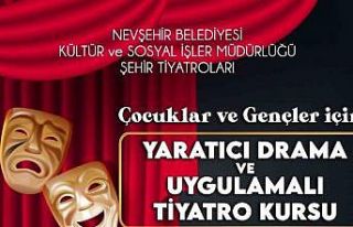 Nevşehir’de Tiyatro Kursu kayıtları başladı