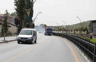 Nevşehir’de yol çizgileri yenileniyor