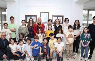 Nilüfer’de küçüklerden mesaj dolu çizgiler