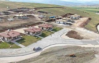 Nurdağı’nda köy evleri hızla tamamlanıyor