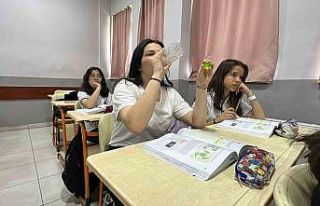 Odada başlayan proje, okula yayıldı