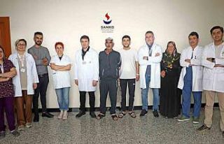 Oğlunun karaciğeri ile yeniden yaşama tutundu