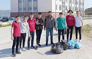 Öğrencilerden çevre duyarlılığı