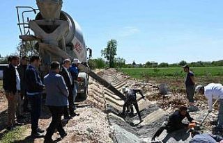 Oğuzeli’nde çiftçiye sulama kanalı müjdesi