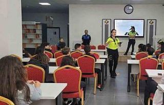 Okullarda trafik bilgilendirme etkinliği