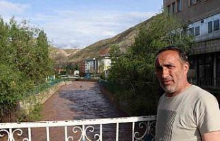 Oltu Çayı’nın debisi yükseliyor