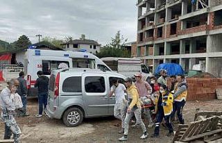 Ordu’da inşaat iskelesi çöktü: 4 işçi yaralandı