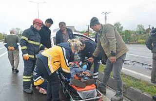 Ordu’da trafik kazası: 2 yaralı
