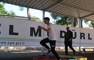 Orman muhafaza memuru adaylarının zorlu sınavı...