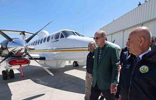 Orman yangınlarına müdahale edecek hava araçları...