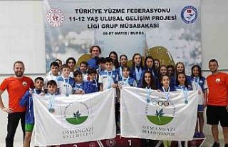 Osmangazili kulaçlar Bursa’ya damga vurdu