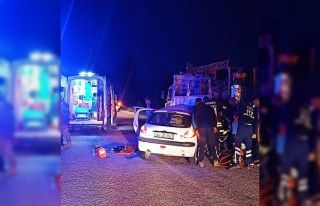 Otomobil arıza yapan kamyona çarptı: 1 ölü, 1...