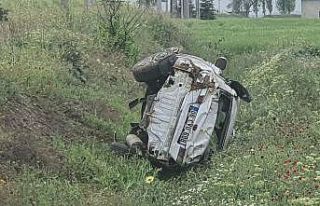 Otomobil su kanalına düştü: 1 ölü, 4 yaralı