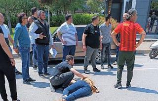 Otomobilin çarptığı kadın yaya ağır yaralandı