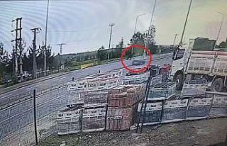 Otomobilin çarptığı yaya havada takla attı